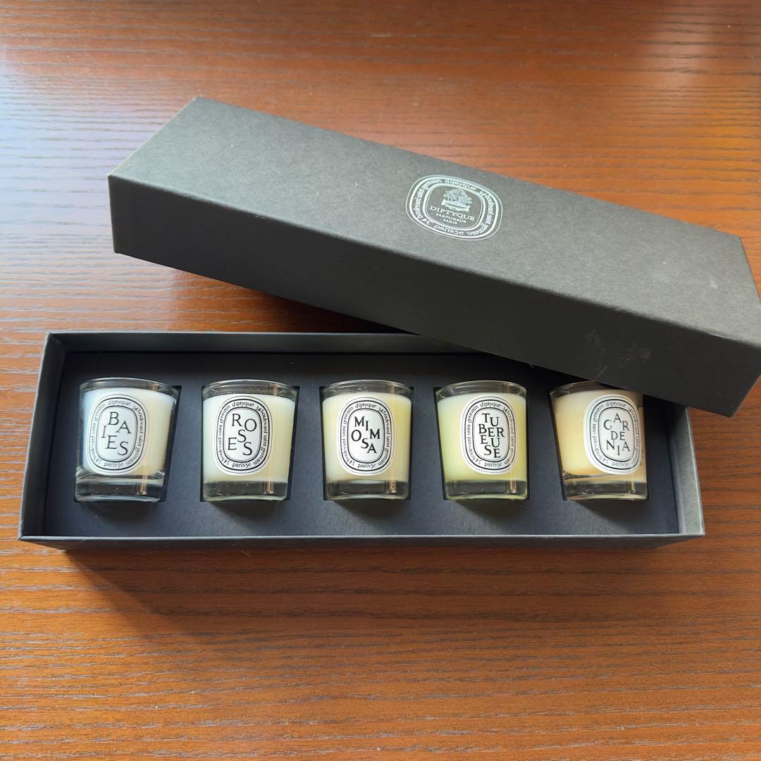 diptyque ディプティック　キャンドル　ミニキャンドル5個セット