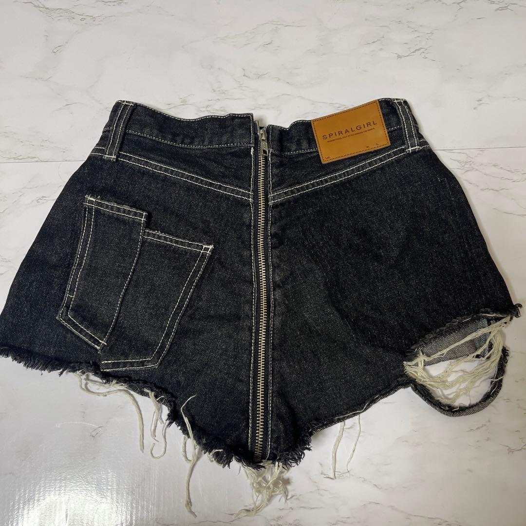 己☆ スパイラルガール　ジッパーデニムショートパンツ　＋夏服セットアップ