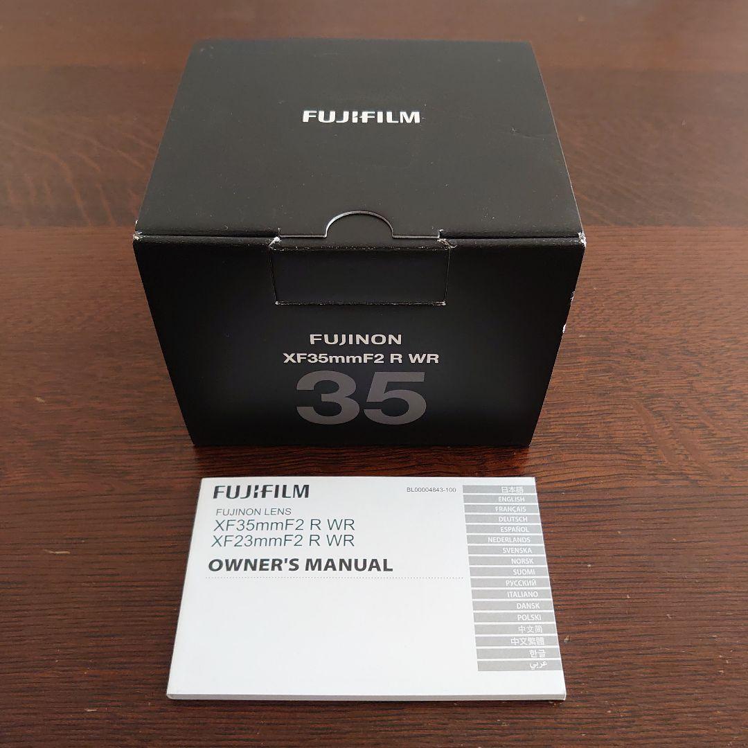 純正レンズフード・フィルター付 FUJIFILM XF35mmF2 R WR