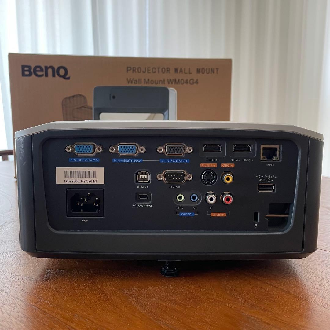 BenQ MH856UST 3500lm 超短焦点プロジェクター 壁付けキット付