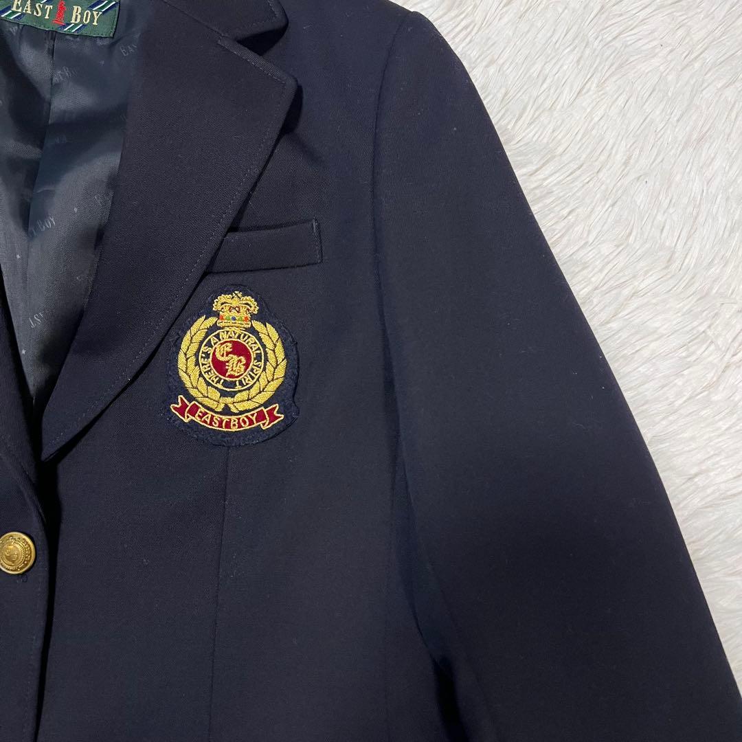 【美品】EAST BOY ブレザー　テーラードジャケット ネイビー　9号
