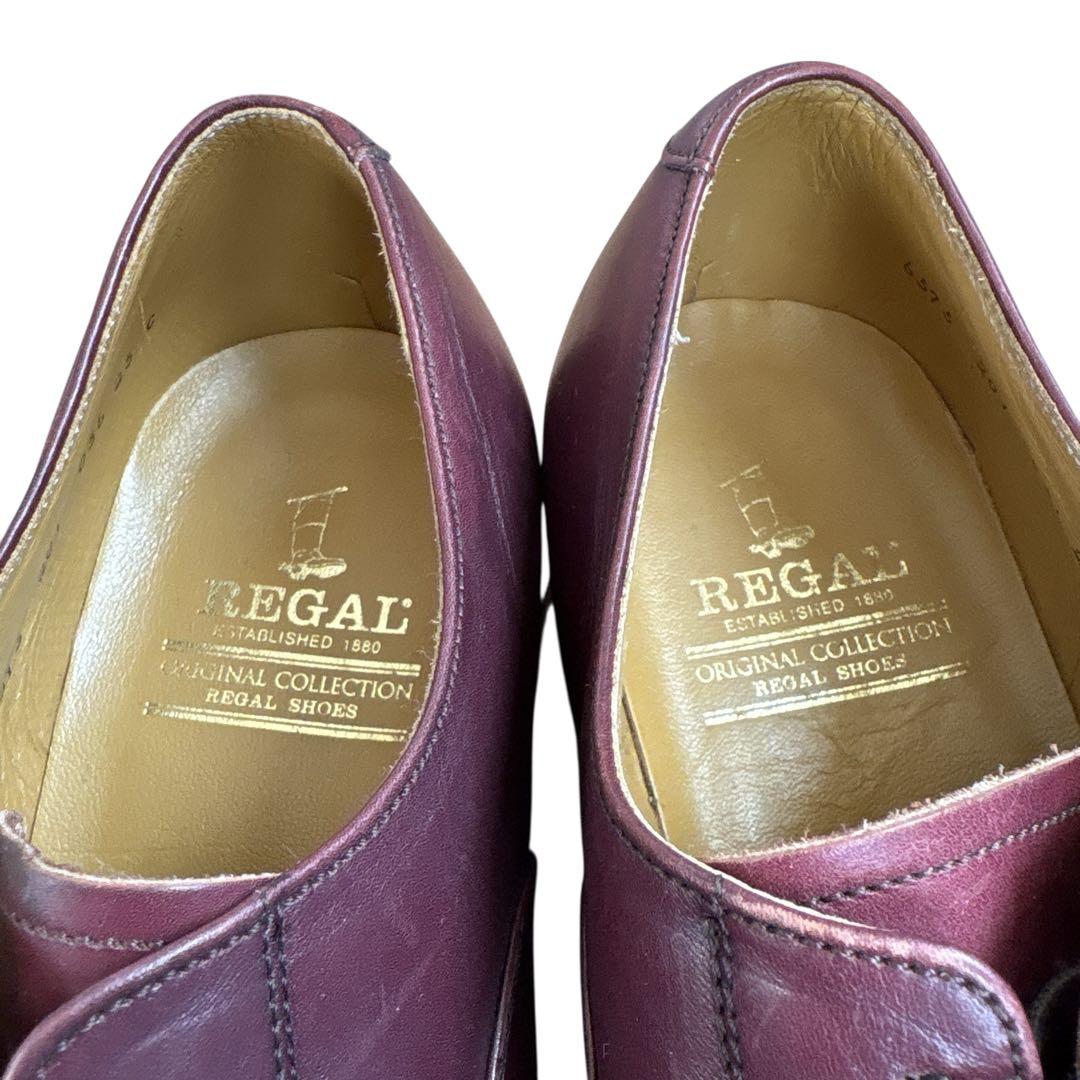 REGAL リーガル ストレートチップ ドレスシューズ （25㌢） バーガンディ