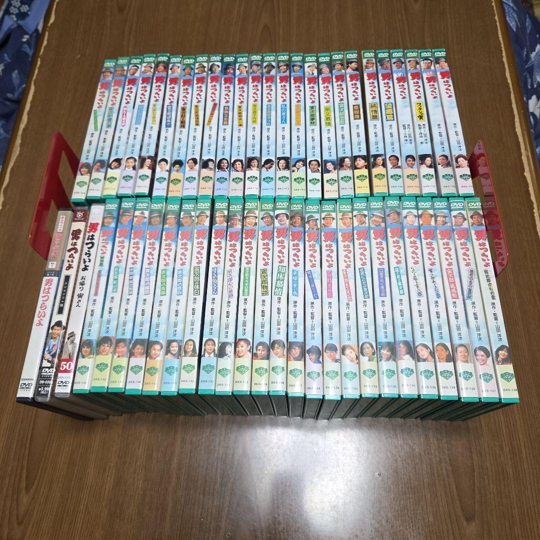 松竹　男はつらいよ DVDセット 全48巻と49巻　特別編　お帰り寅さん+2枚