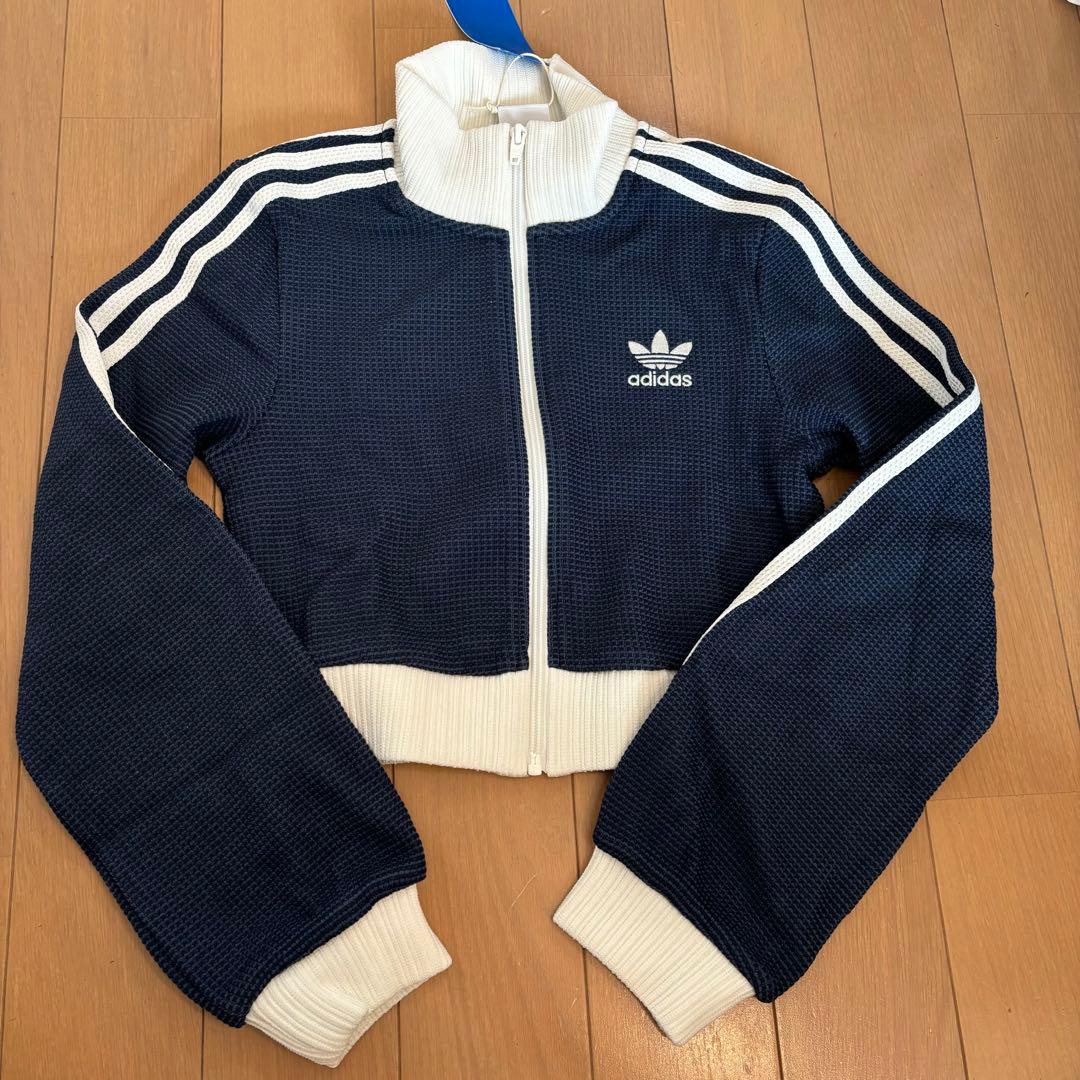 adidas クロップ トラックトップ（ジャージ） S