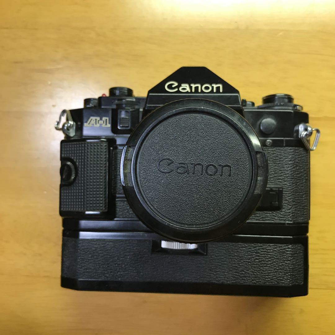 6015　動作ジャンク Canon A-1 ＋　POWER WINDER A
