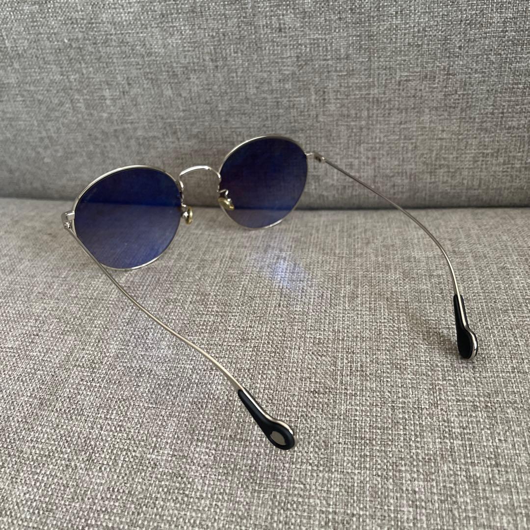 正規品 モンクレール メタルサングラス MONCLER 丸メガネ