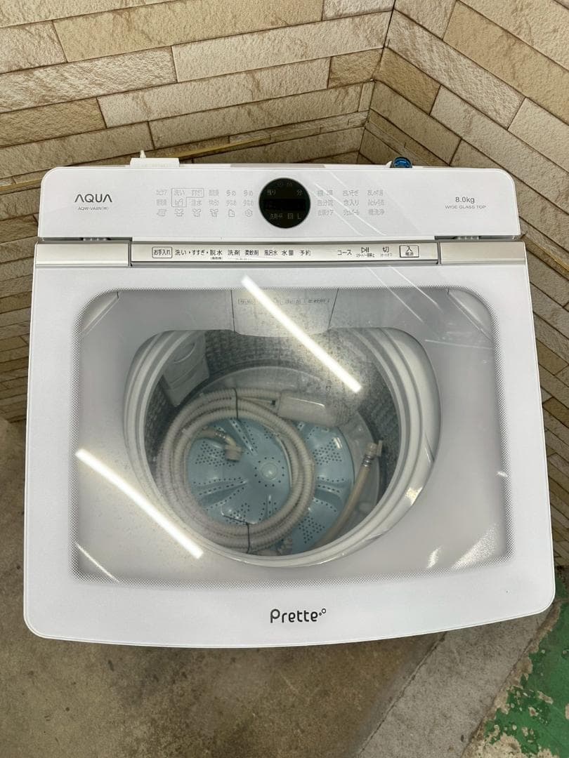 【美品】大阪送料無料★3か月保障付★2022年★AQW-VA8N★IS-1123