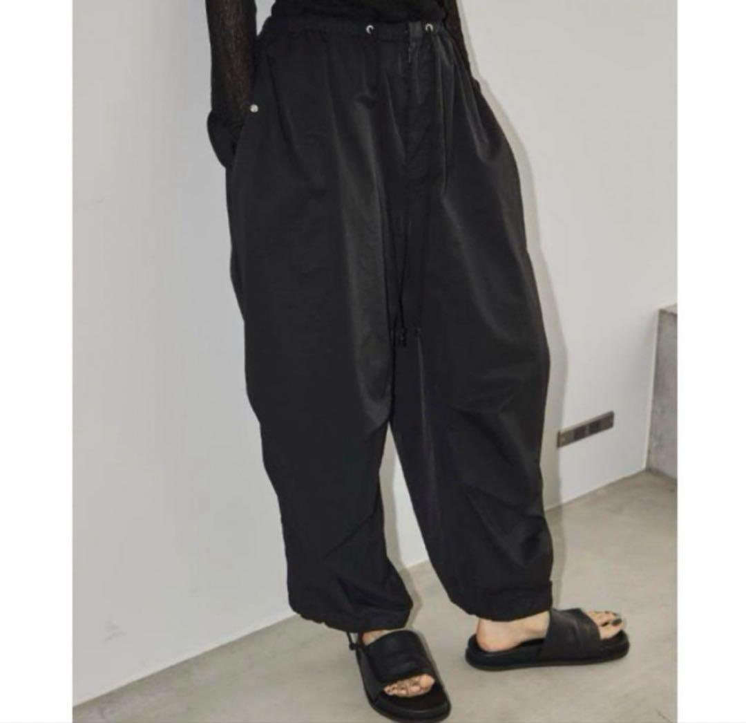 TODAYFUL ボーイフレンドナイロンパンツ 36 黒 トゥデイフル