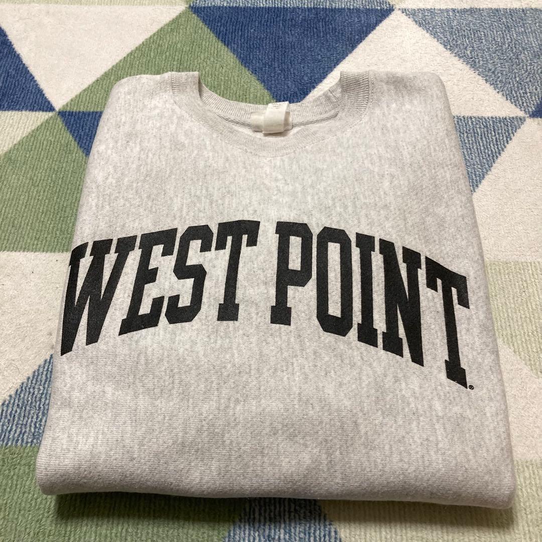 00s Champion WEST POINTリバースウィーブ 青タグ