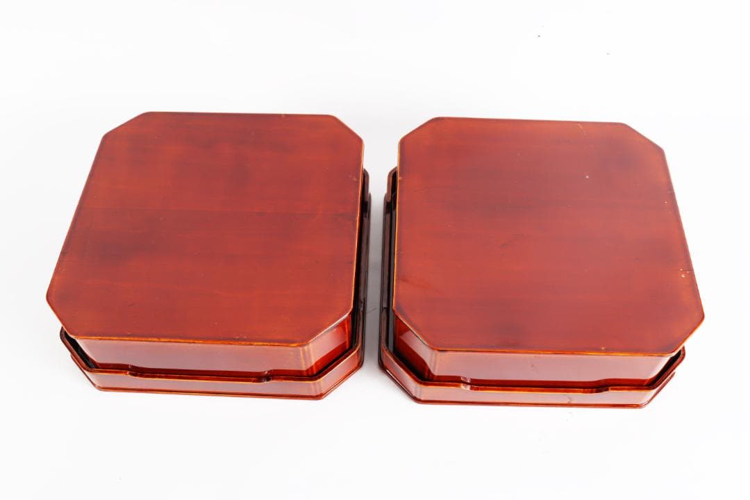 木曽漆器 大徳寺重 弁当箱 五個 共箱 茶道具 懐石道具