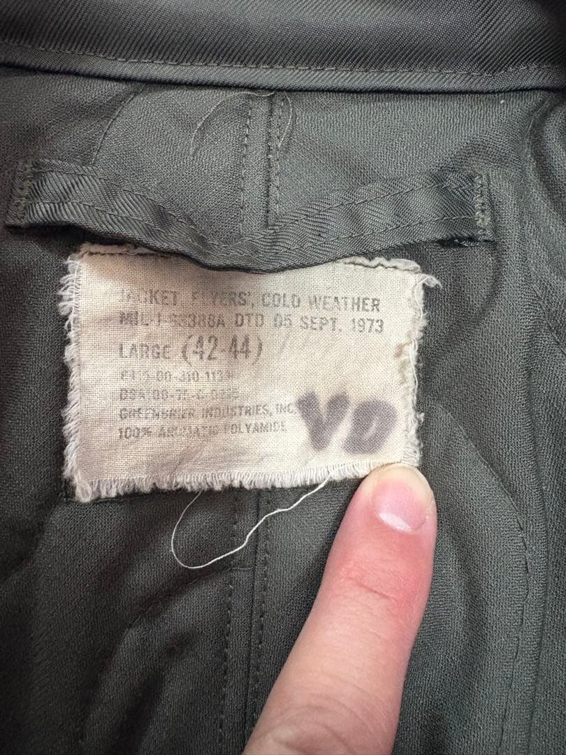 断*児様 CWU-45/P U.S 1976年 L 42-44 ミリタリー