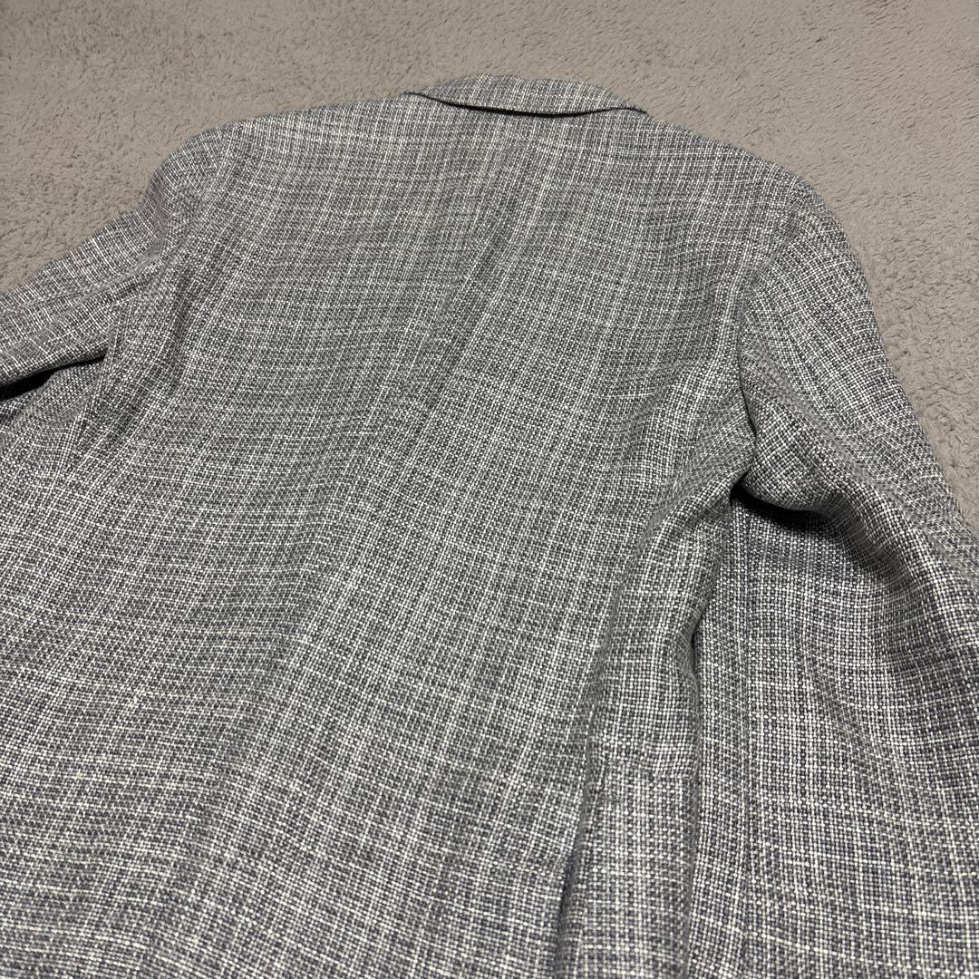 ErmenegildoZegna ジャケット　グレー　現行タグ　黒タグ　美品