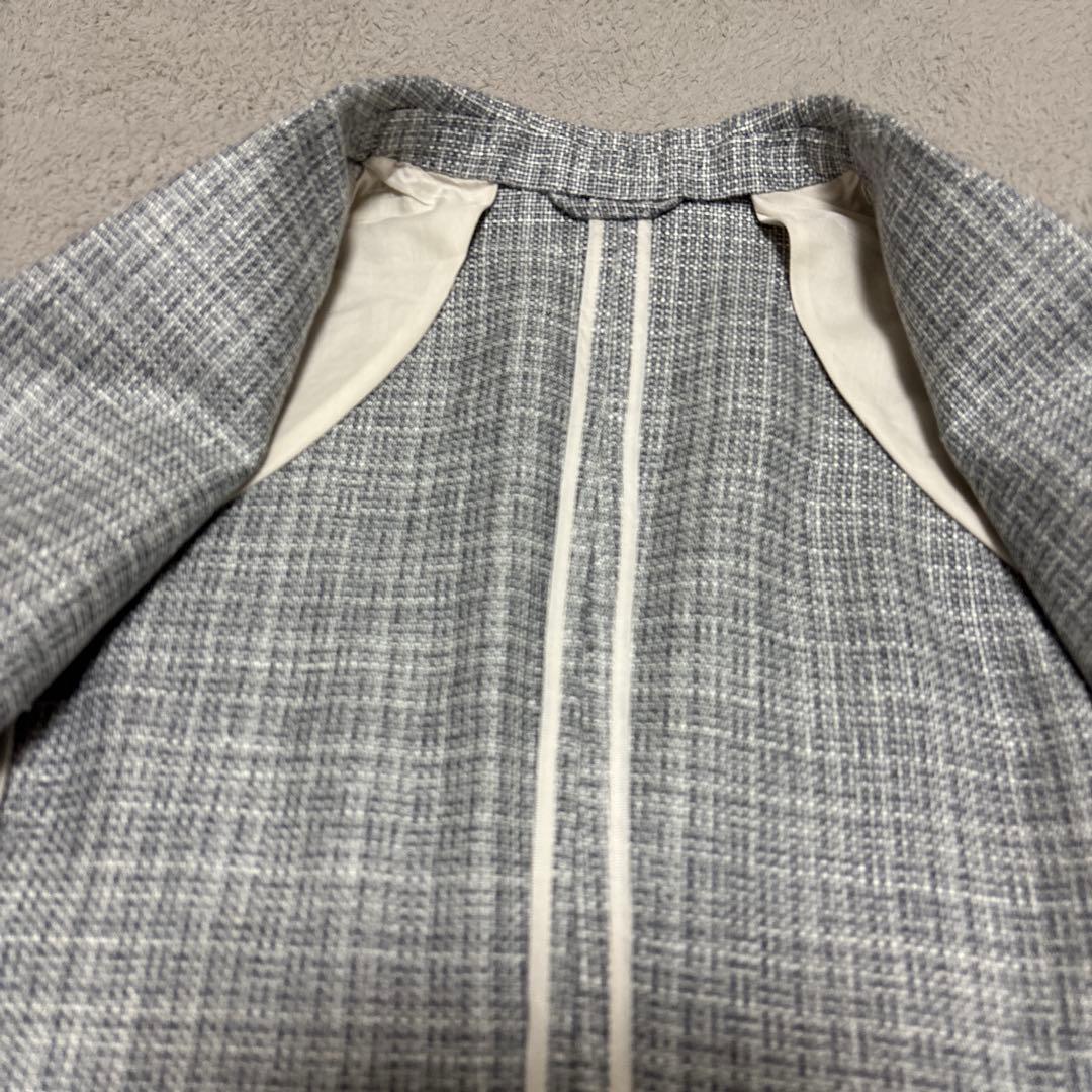 ErmenegildoZegna ジャケット　グレー　現行タグ　黒タグ　美品