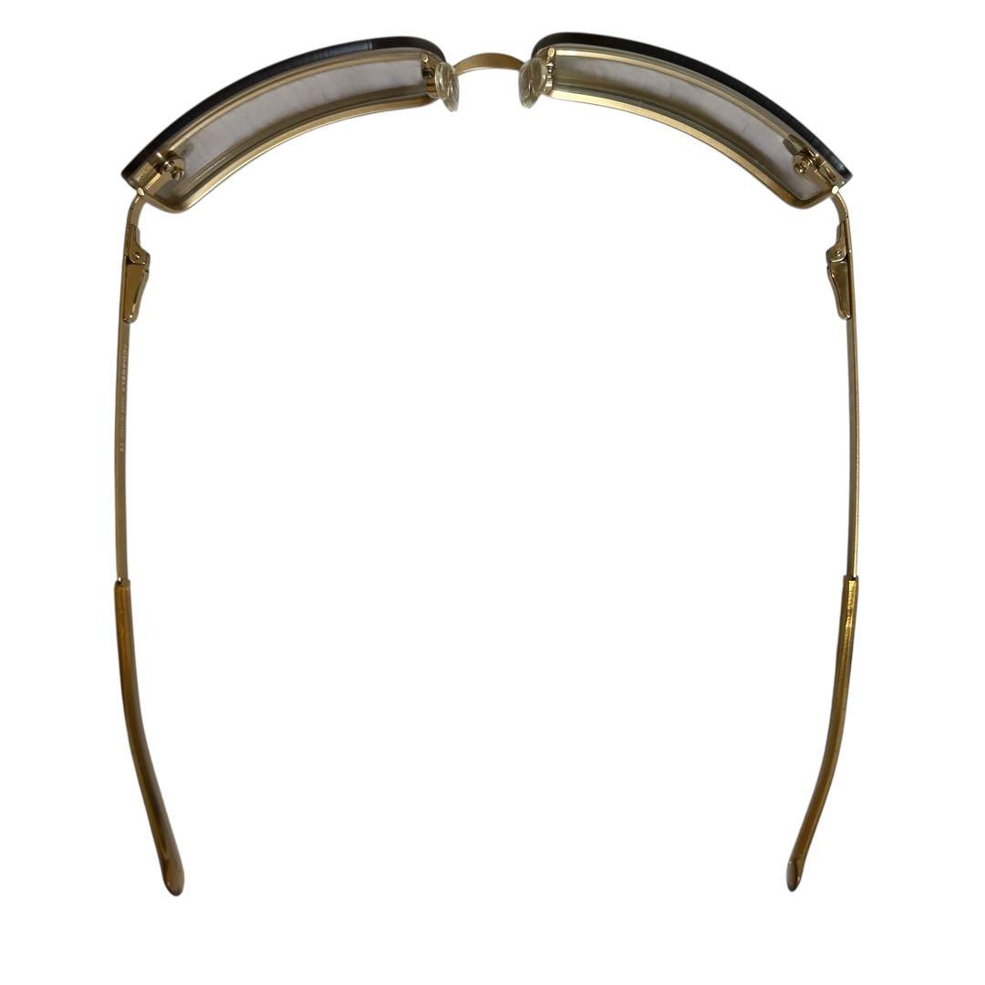 美品 シャネル ココマーク ラインストーン リムレス サングラス 4092-b