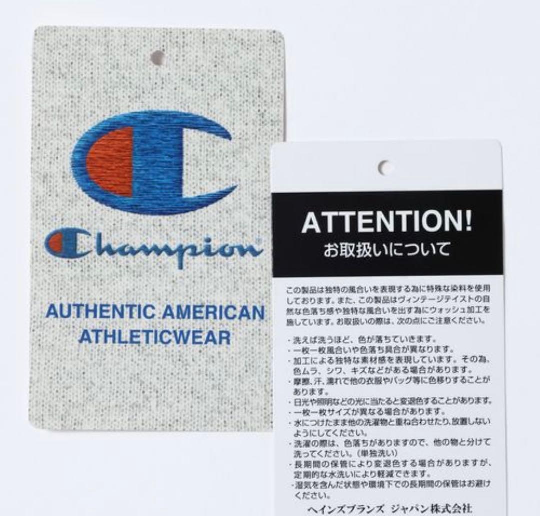 【Champion別注】インディゴブラック　ZIPパーカー