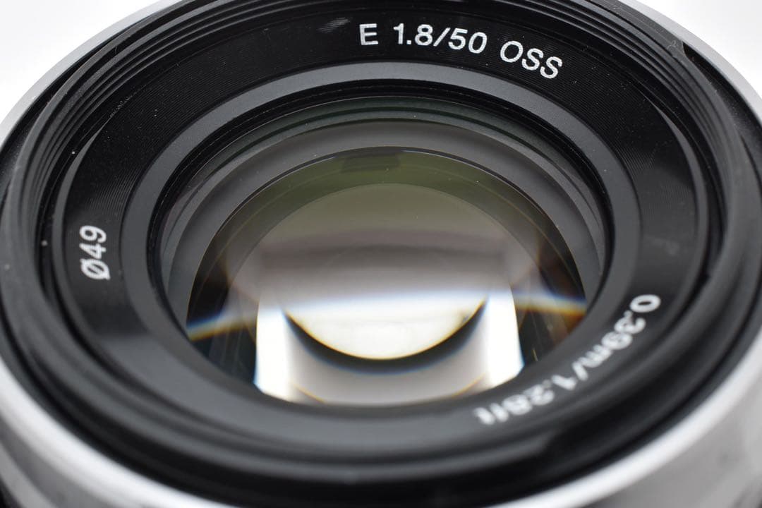 SONY E 50mm F1.8 OSS 単焦点レンズ