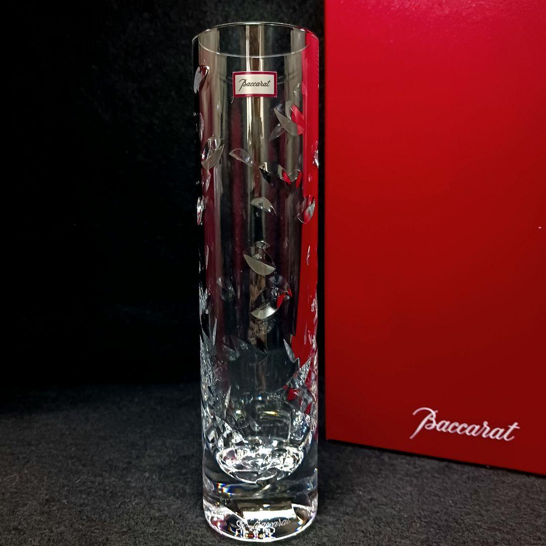 Y2437-1 バカラ オルグ グレイン フラワーベース 花器 箱付