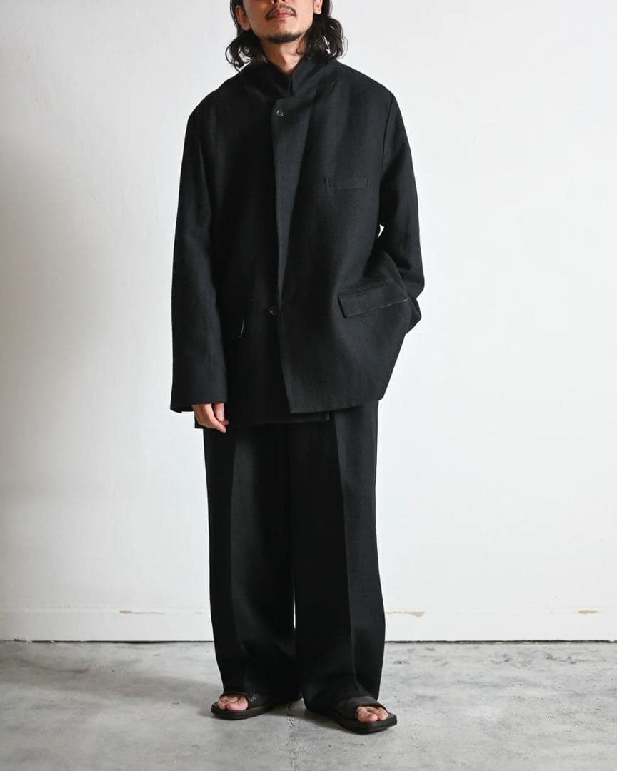 Ancellm SEMI-DOUBLE TAILORED JACKET サイズ2