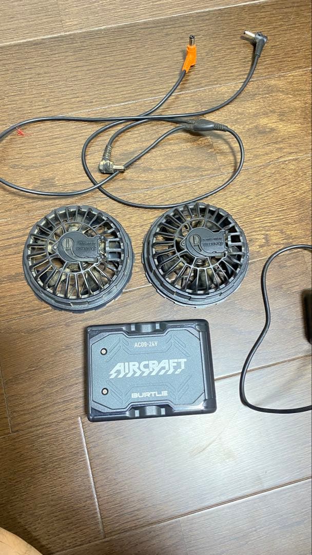 バートル2025年最新モデル エアークラフトファン&24Vバッテリーセット XL