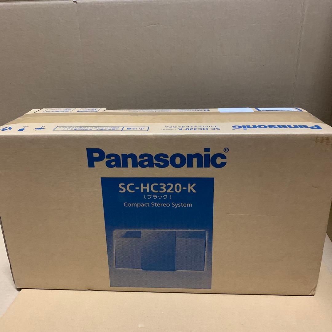 パナソニック ミニコンポ FM/AM 2バンド SC-HC320-K ブラック
