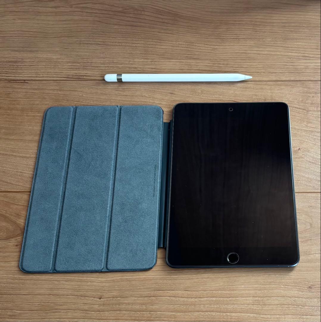 iPad mini 5 64GB 【スマートカバーApple Pencil付属】