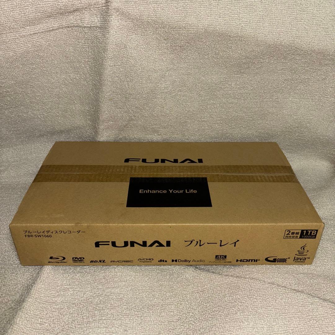 新品　動作確認済　フナイ　FBR-SW1060 ブルーレイディスクレコーダー