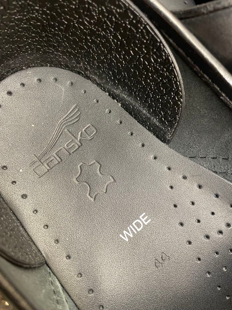 十*e様 ダンスコ メンズ　44 ワイドフィット ブラック クロッグサンダル