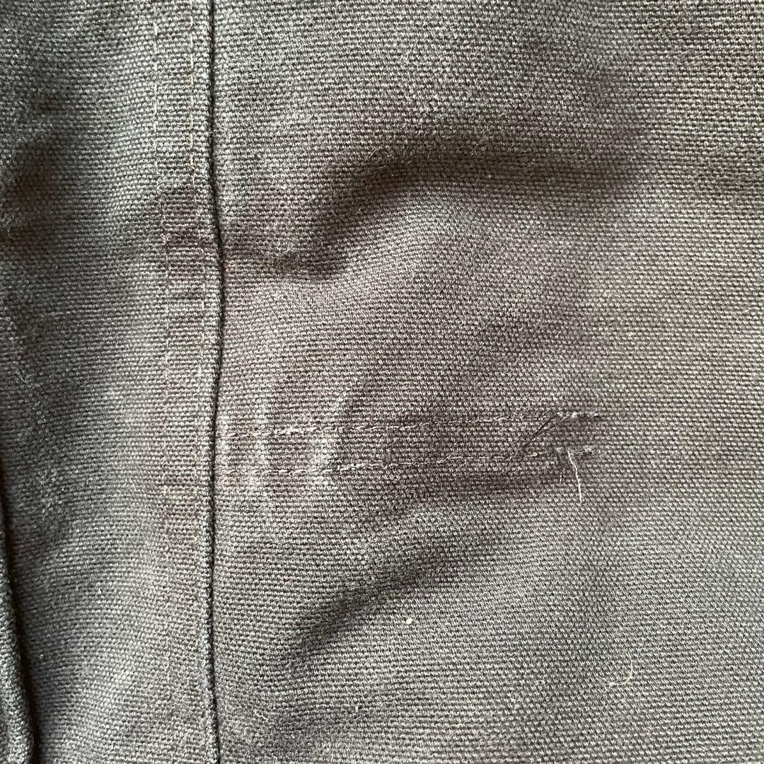 90s carhartt カーハート ダック ベスト USA製 ブラック 腰ゴム
