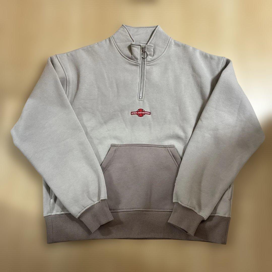 Evisen × INDEPENDENTハーフジップスウェット / Lサイズ