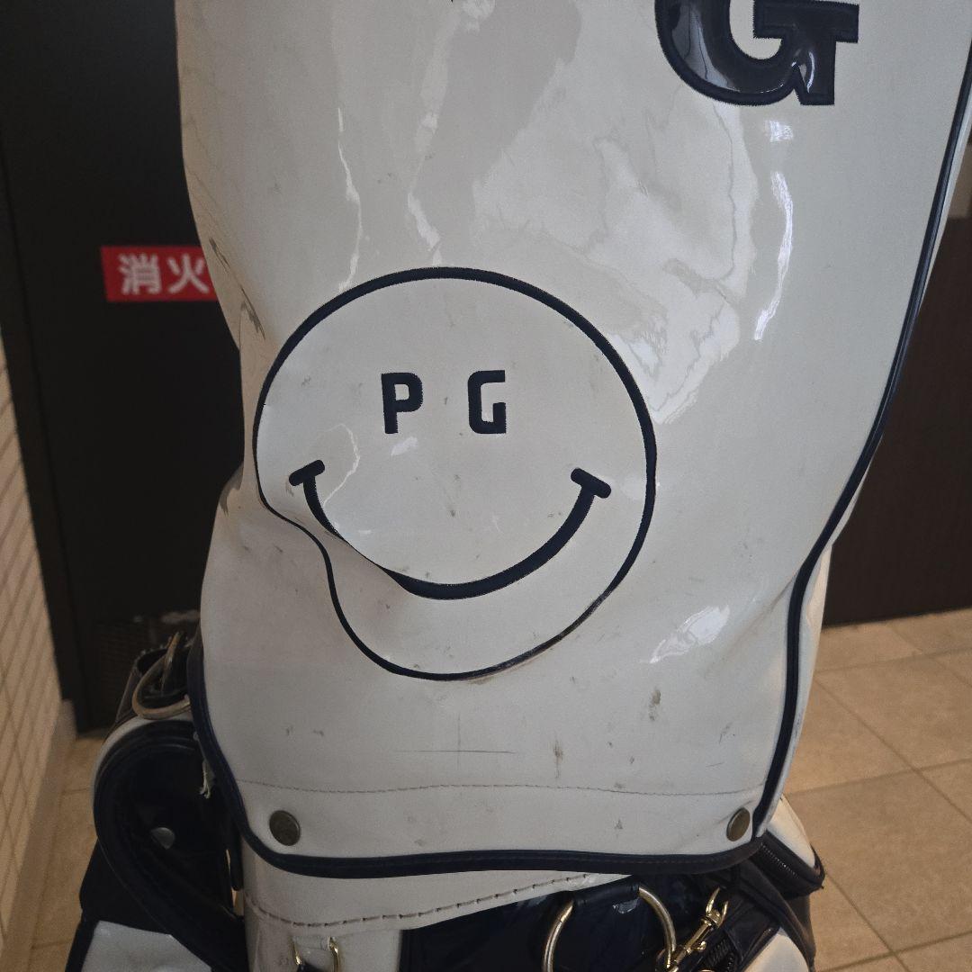 も*ち様 PEARLY GATES/ パーリーゲイツ キャディバッグ ホワイト/