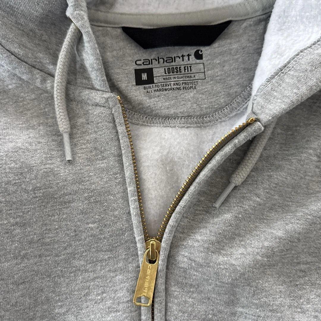激安Carhartt グレー ジップアップパーカー & マスタード スウェット