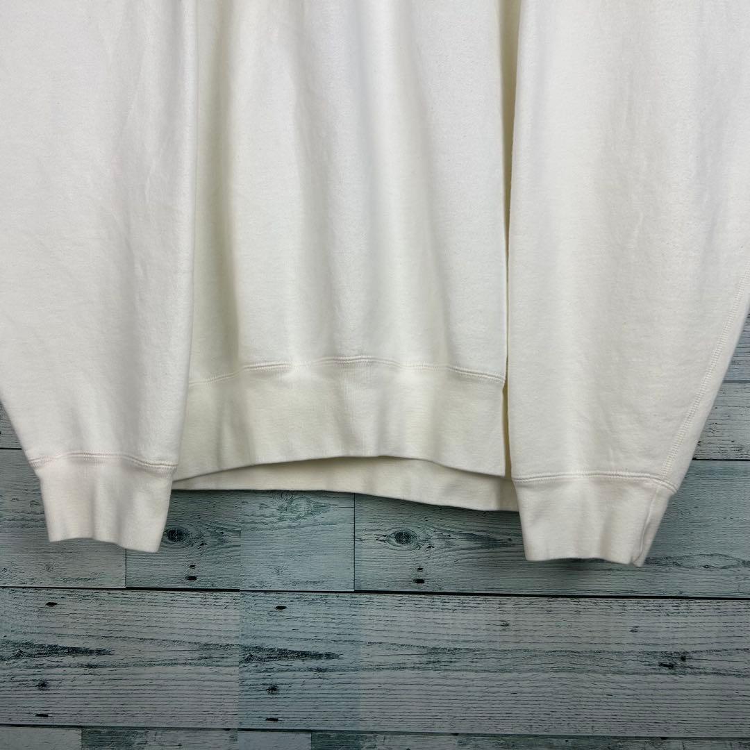 ラルフローレン 刺繍ロゴ トレーナー スウェット ホワイト XL 5687