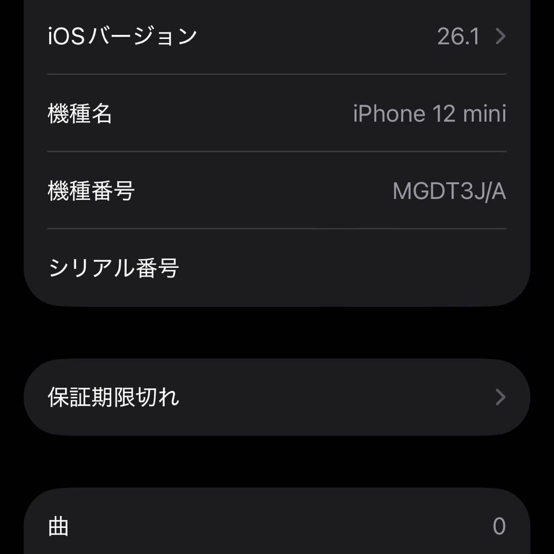 iPhone12mini 256GB フィルム・ケース装着済み