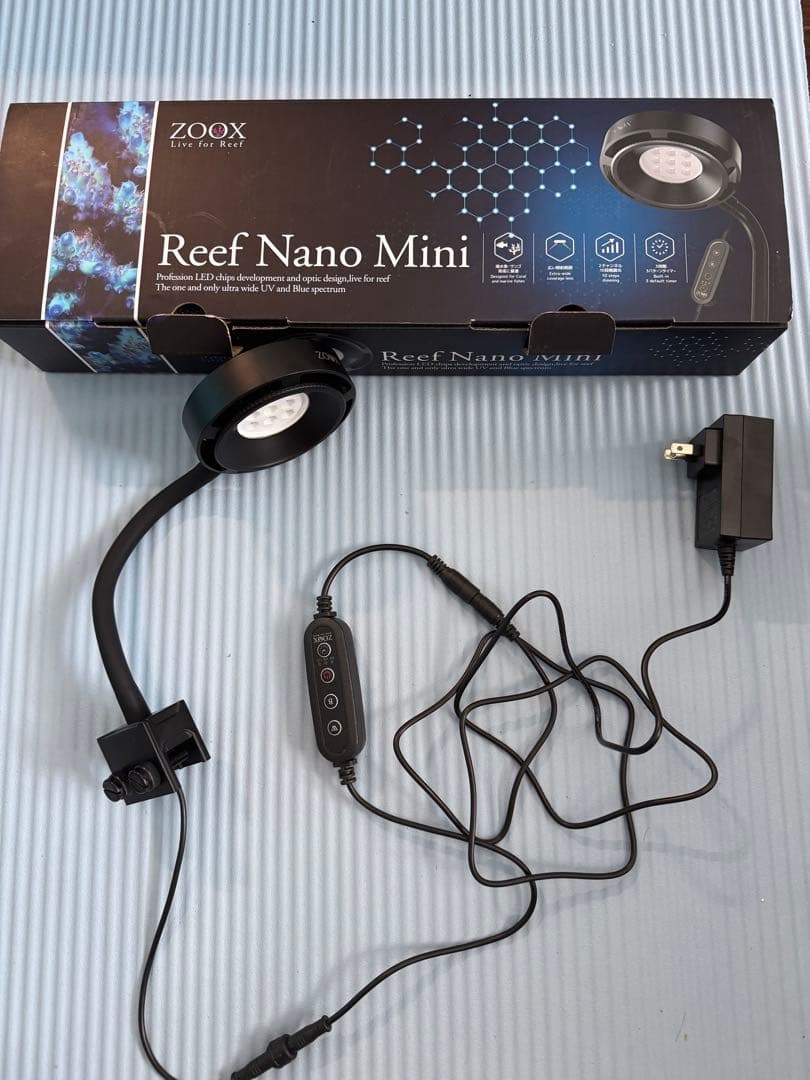 【美品】ZOOX Reef Nano Mini LEDライト　水槽用ライト
