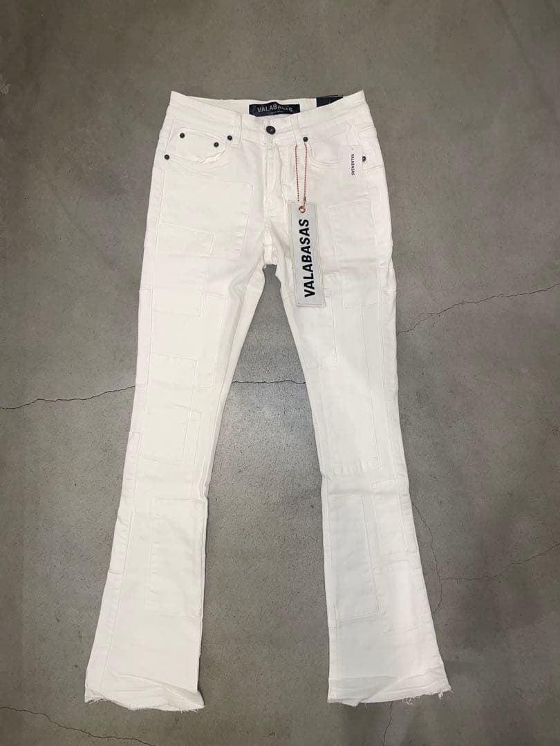 VALABASAS バラバサス ホワイト フレアデニム 28 新品未使用