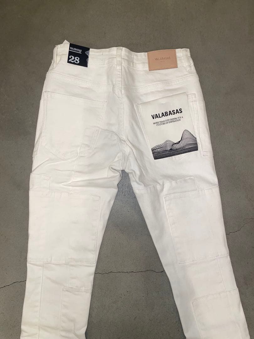 VALABASAS バラバサス ホワイト フレアデニム 28 新品未使用