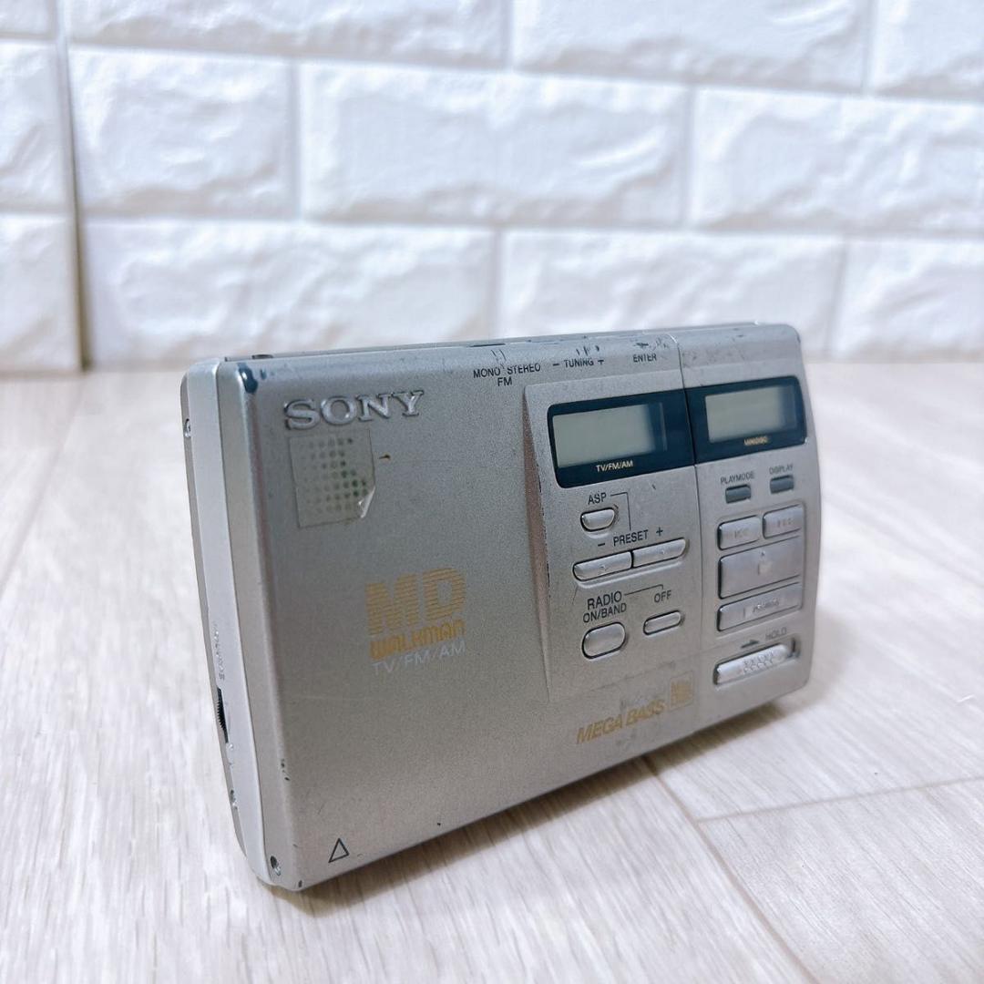現状品 SONY ソニー ラジオ搭載 MDウォークマン MZ-F40