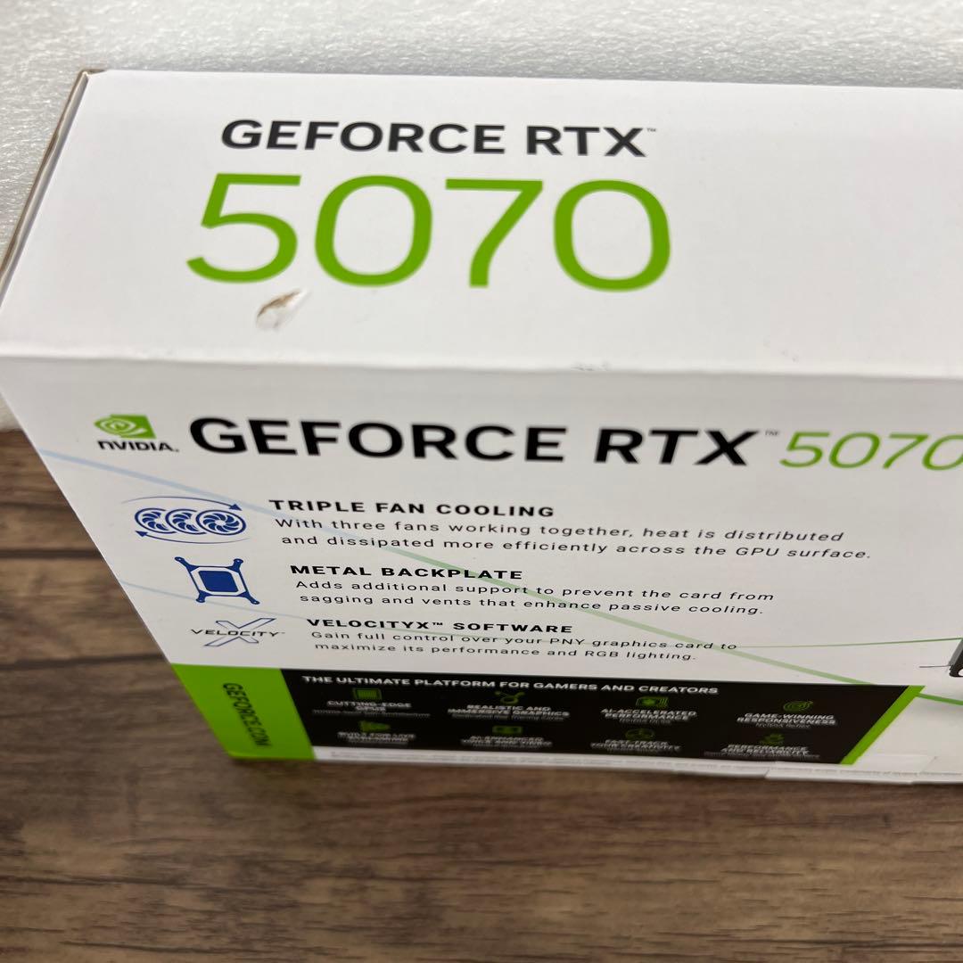 12356 PNY GeFORCE RTX5070 12GBグラフィックスボード