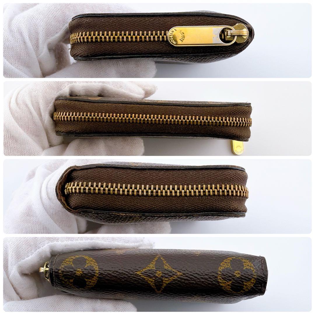 【美品】ルイヴィトン モノグラム ジッピーパース 小銭入れ ブラウン