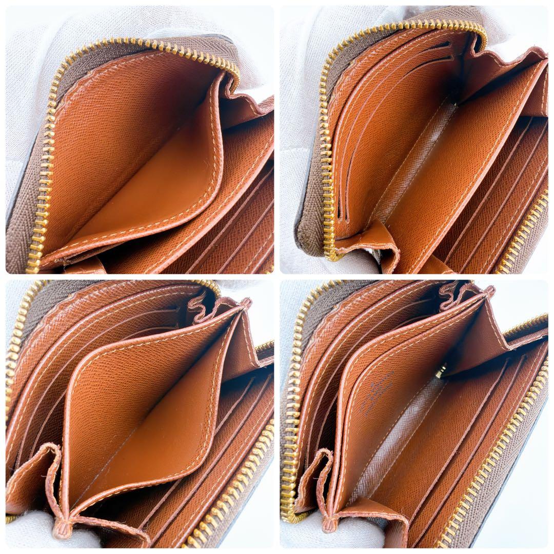 【美品】ルイヴィトン モノグラム ジッピーパース 小銭入れ ブラウン