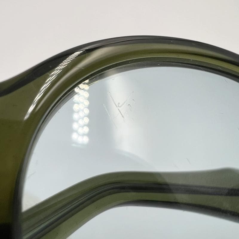 美品 kearny サングラス Jarrett 度なし クリアグリーン