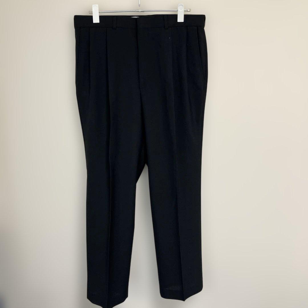 USA製 TOWNCRAFT ツータックスラックス ブラック W35L30