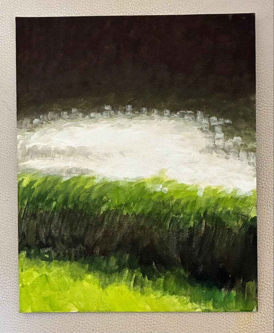 アクリル画　風景　925