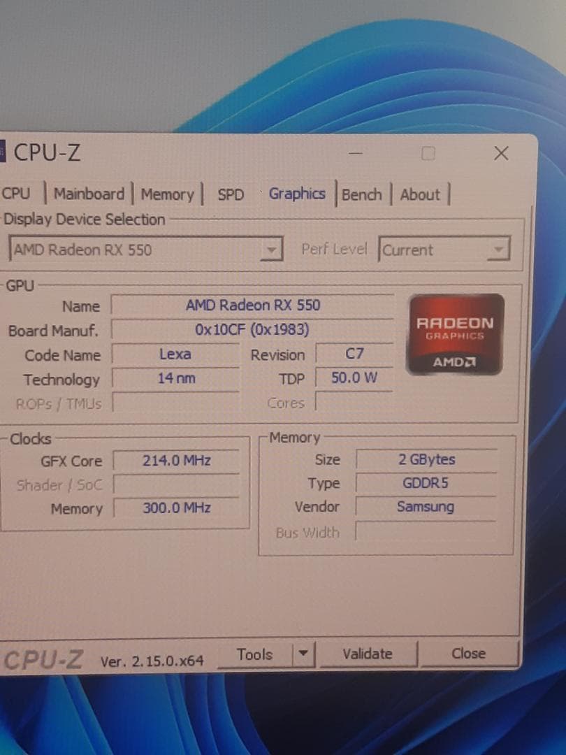 自作PC　i5 8500・8GB・SSD128GB・RX550・Win11