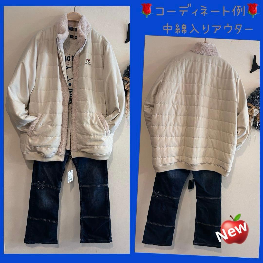 ⭐️ドラッグストアーズ 〈D.S.CLUB〉⭐️【新品】中綿入り　ファー付きブルゾン