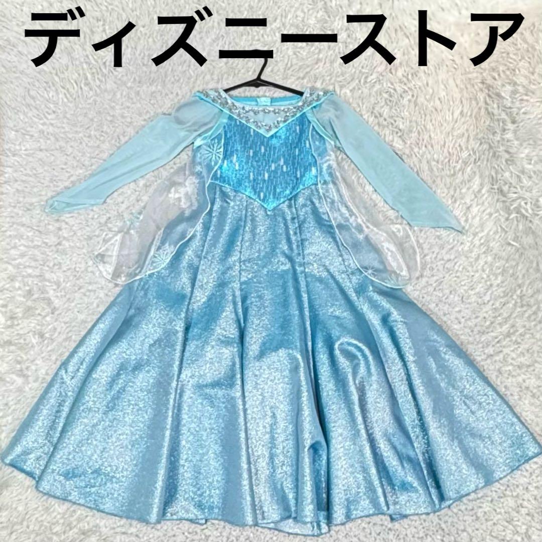 Disney RESORT タグ アナ雪 エルサ ドレス 130cm 刺繍レース