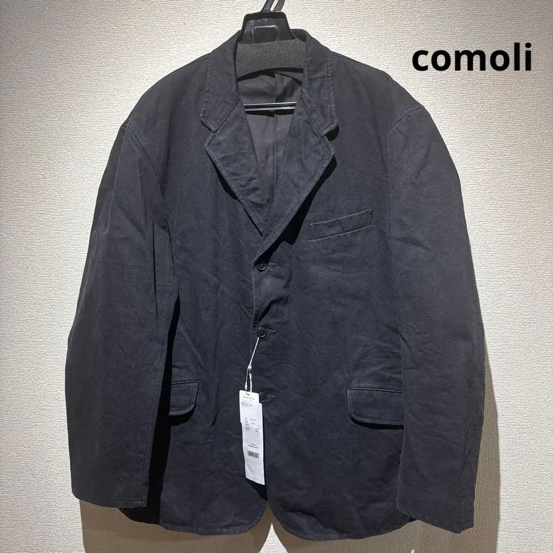 t*o様 未使用 タグ付き comoli コモリ ブラックドリルジャケット