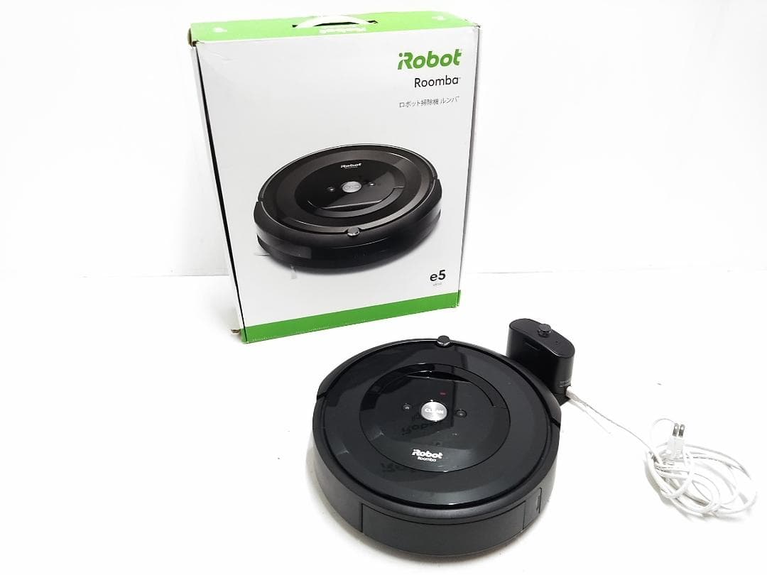 アイロボット ルンバ e5 RVC-Y1 ロボット掃除機 元箱 充電器付き○