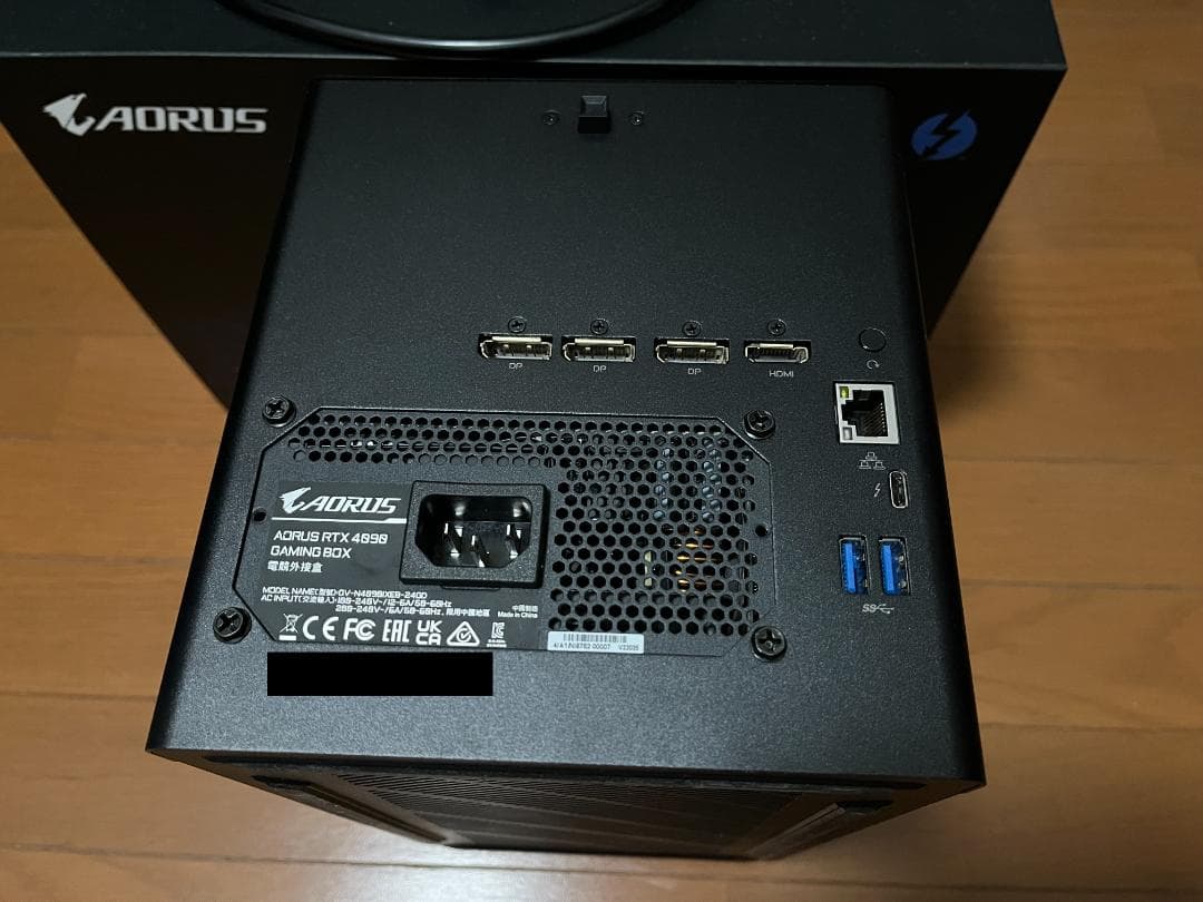 グラフィックボード・グラボ・ビデオカード AORUS RTX 4090 GAMING BOX