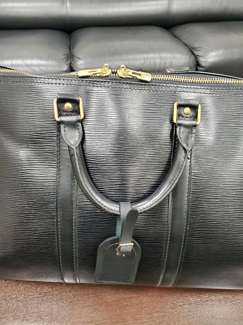 ルイヴィトン エピ　キーポル55 ボストンバッグ 旅行　ビジネス 大容量　黒